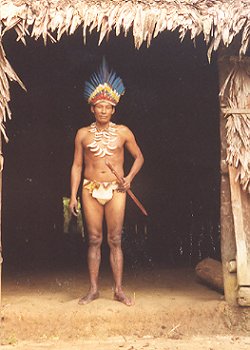 The Shaman in traditional clothing